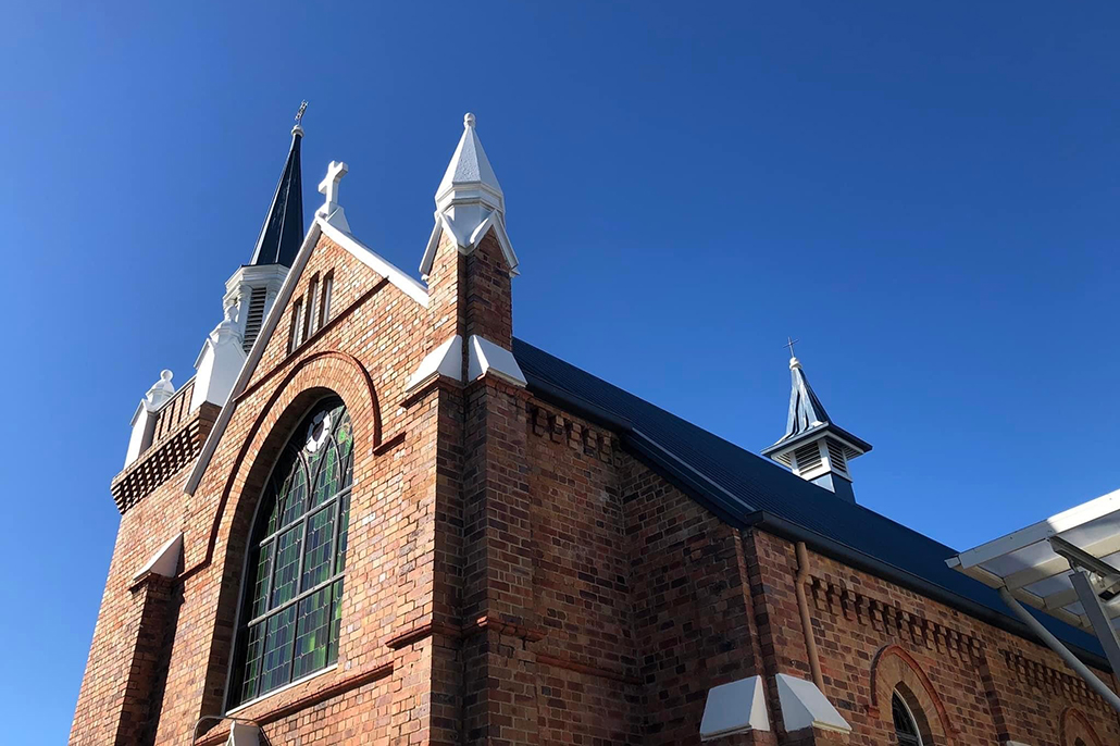 The church exterior