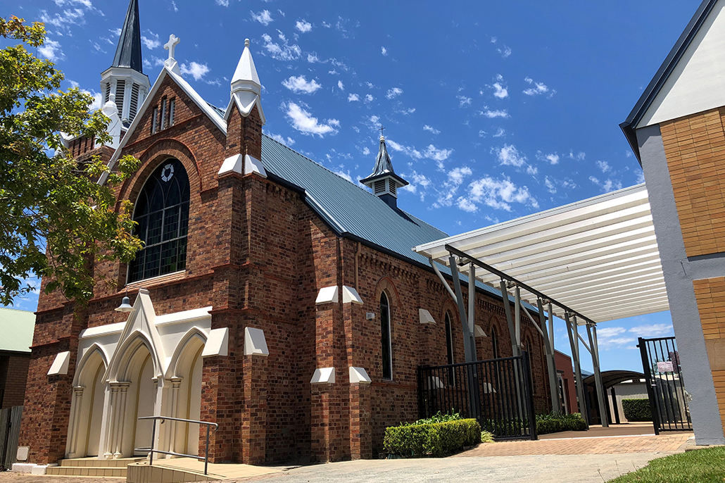 Exterior of the church