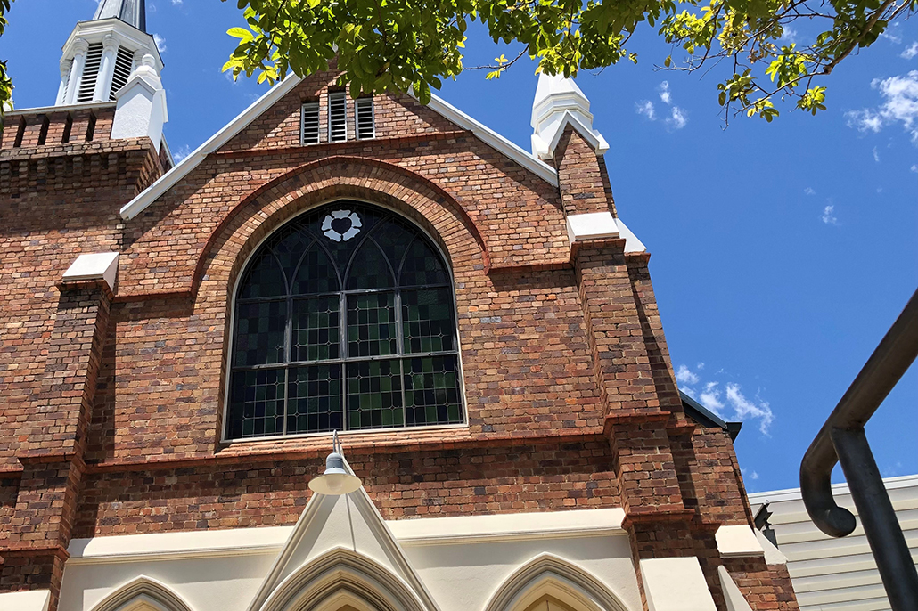 Exterior of the church